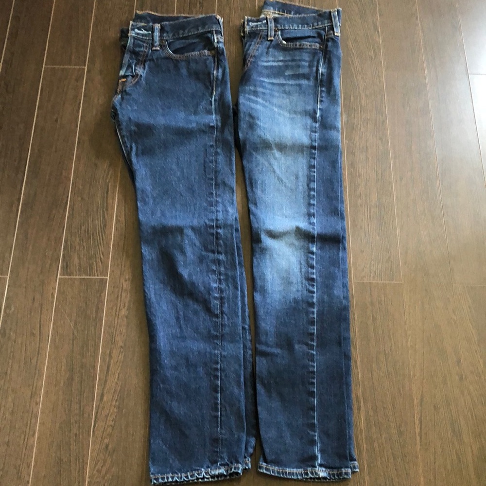 Bundle of Hollister and Abercrombie jeans size 26x30